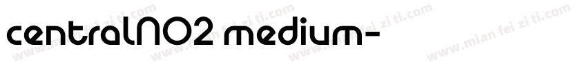 centralNO2 medium字体转换